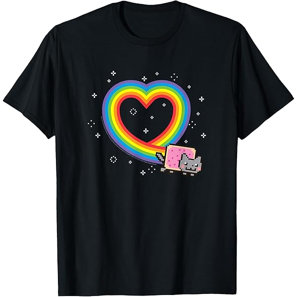 Amazon.com: Nyan Cat Space Shirt T-Shirt : Clothing, Shoes & Jewelry